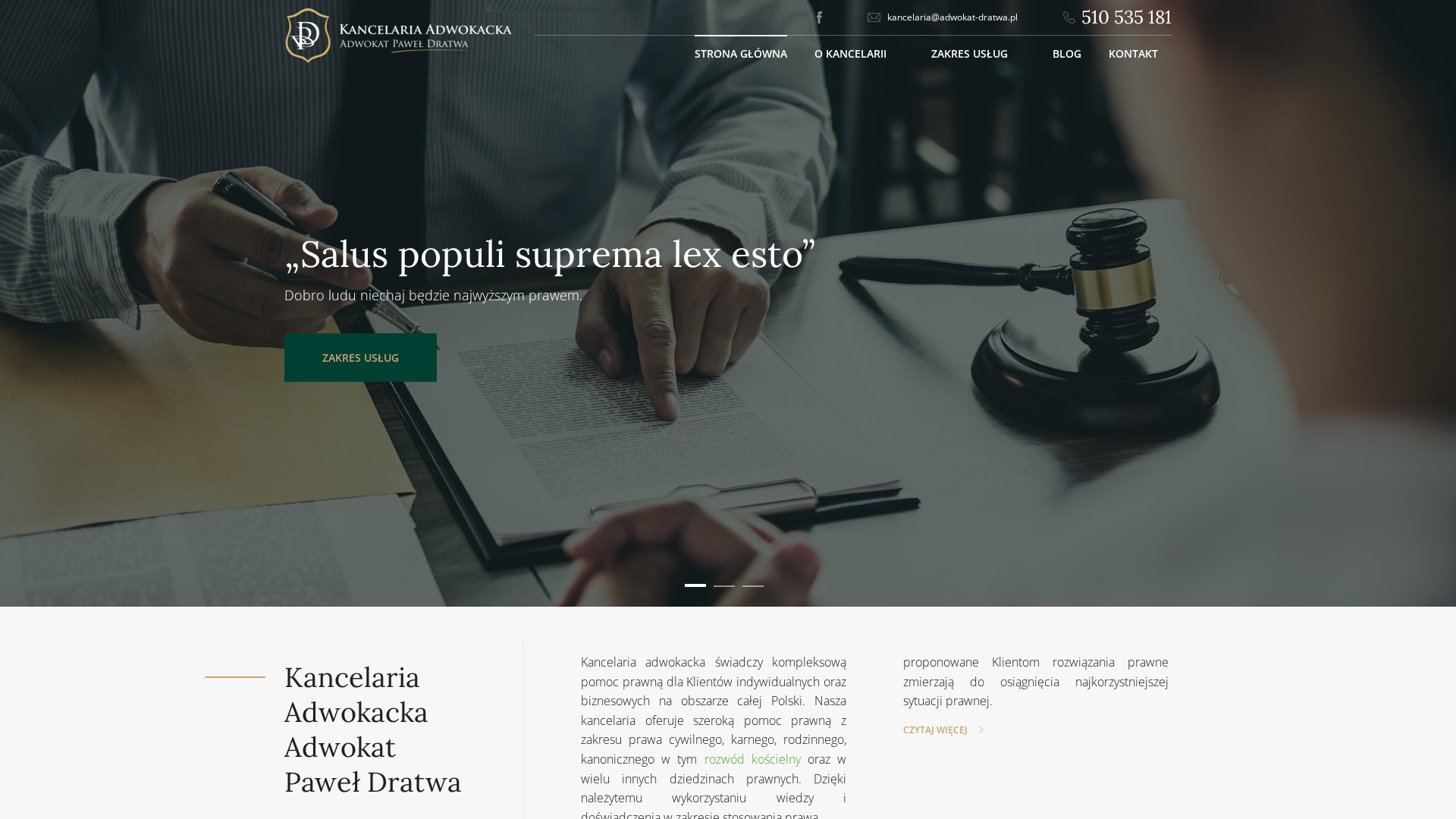 Kancelaria Adwokacka Adwokat Paweł Dratwa